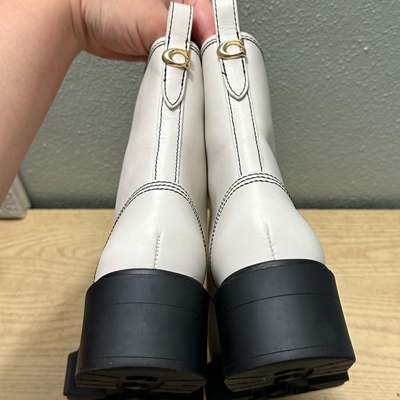 Coach Liza Bootie combat boots size 7 - Picture 10 of 12